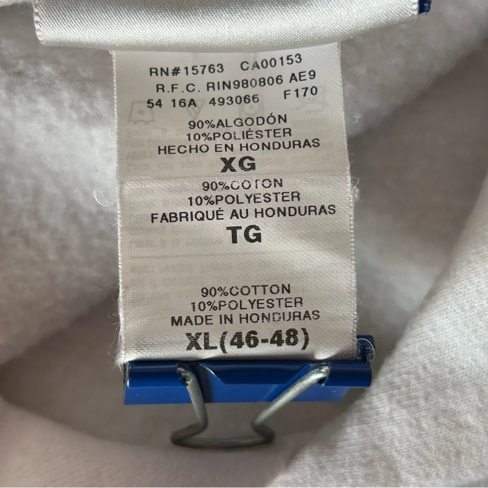 Hanes White 'Life in Color' Hoodie - Picture 7 of 8